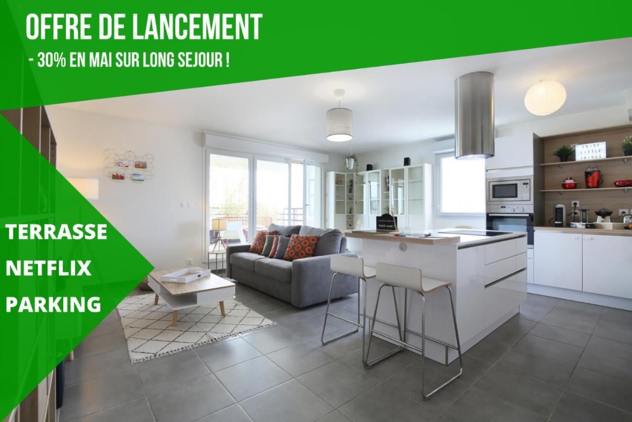 Апартаменты Expat Renting - Le Mosaique - Patte D'Oie - Parking Тулуза Экстерьер фото